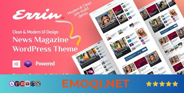 Download Errin v1.0.6 – Personal Blog WordPress Theme